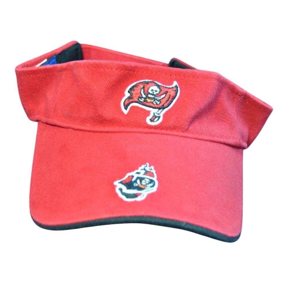 Tampa Bay Buccaneers Red NFL Reebok Visor w/ Velcro Strap (OSFM)